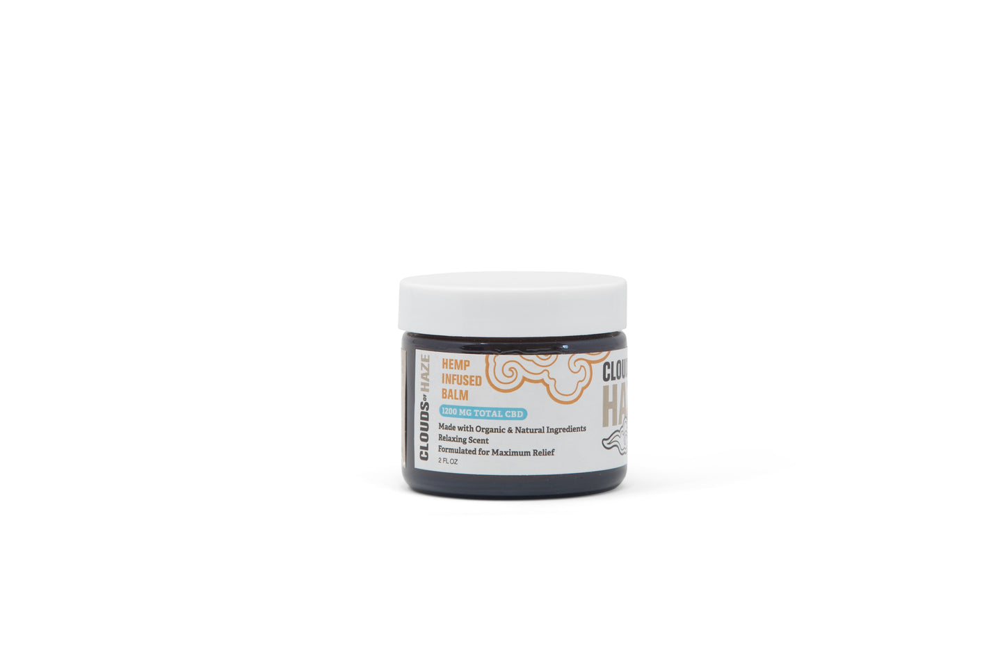 Hemp Infused CBD Balm - 1200 CBD BALM 2oz - Clouds of Haze