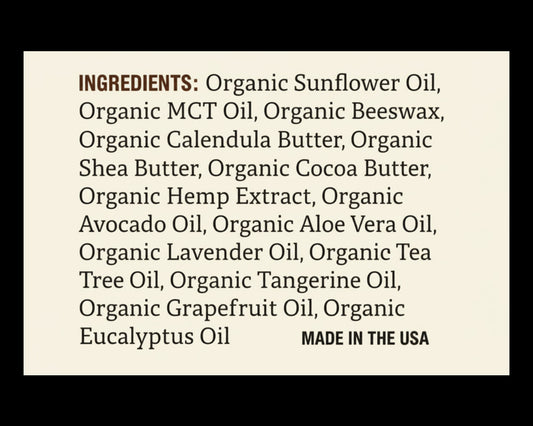 CBD Recovery BALM 2oz